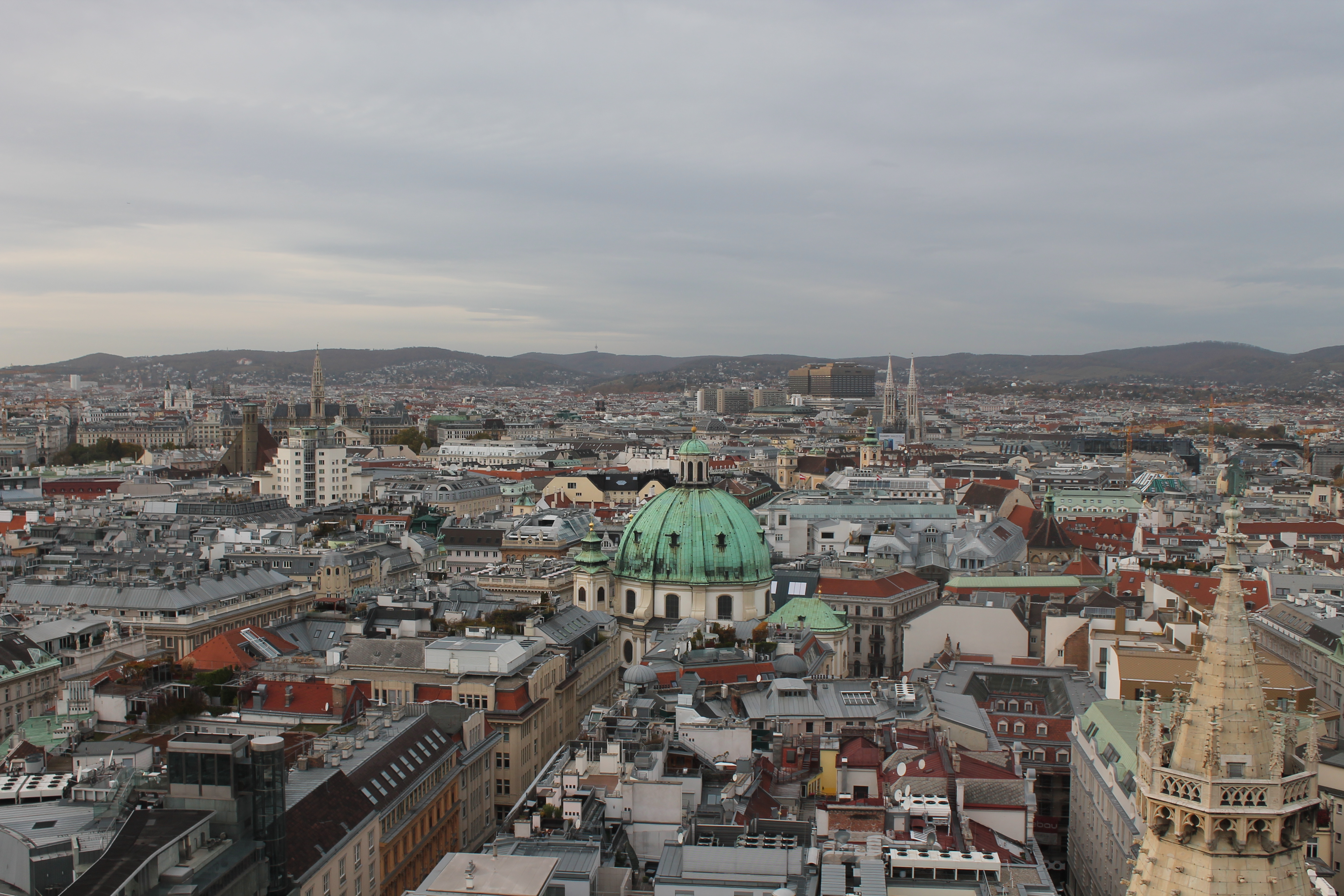 Vista dallo Stephansdom Vienna cosa vedere in 3 giorni
