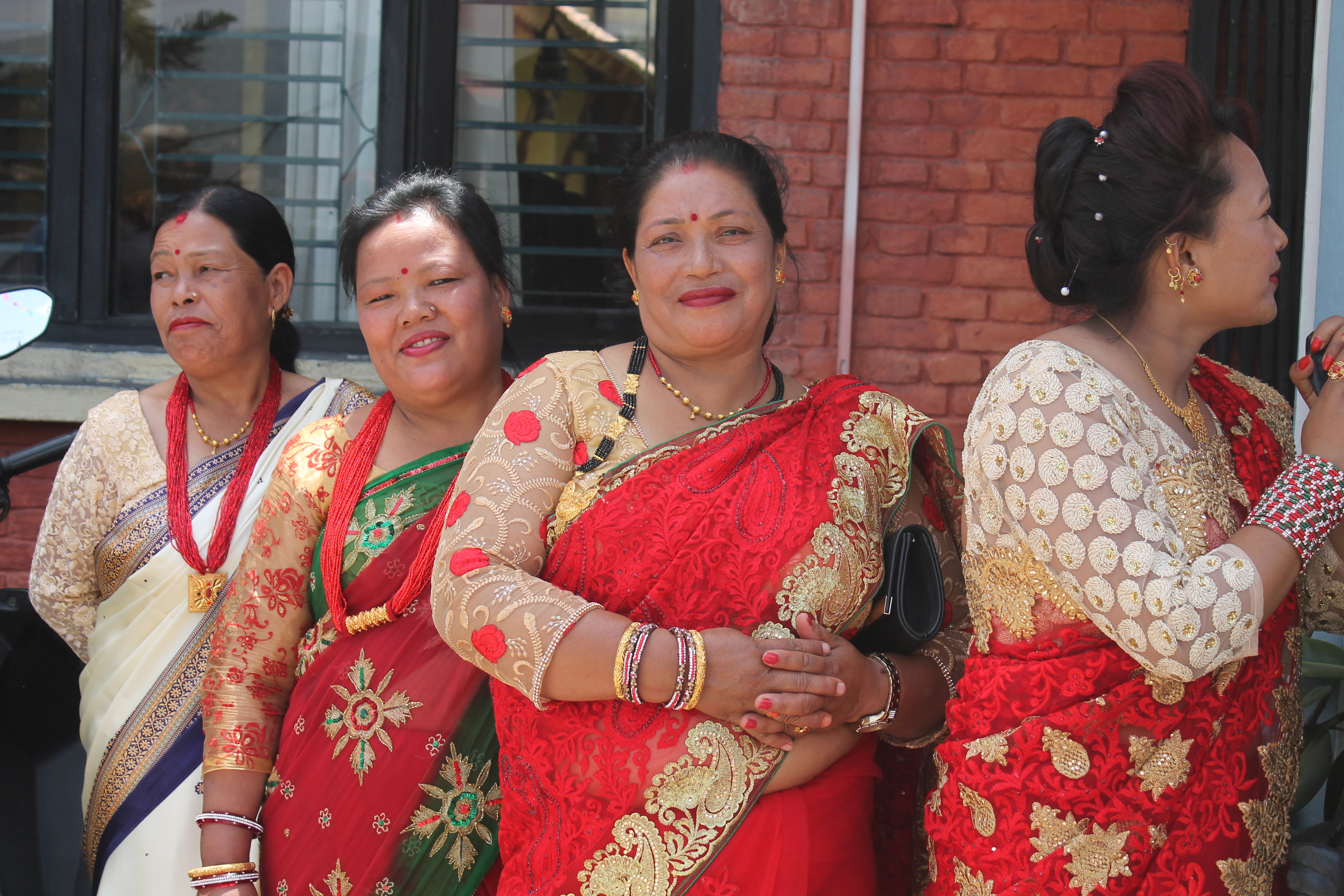 Gli invitati matrimonio in Nepal