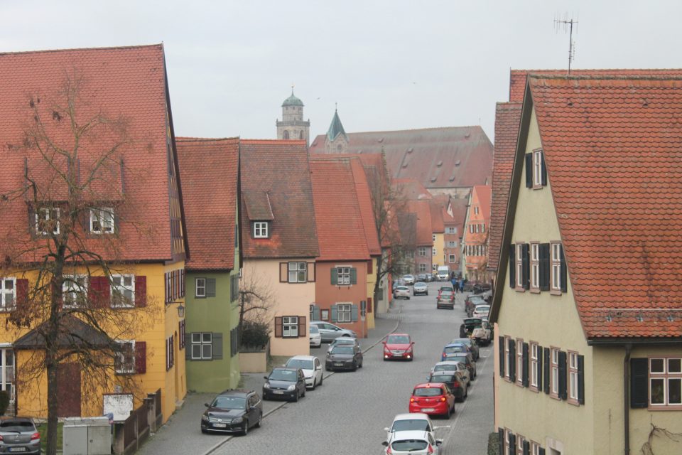 Dinkelsbühl Vista dalla Nodlinger Tor
